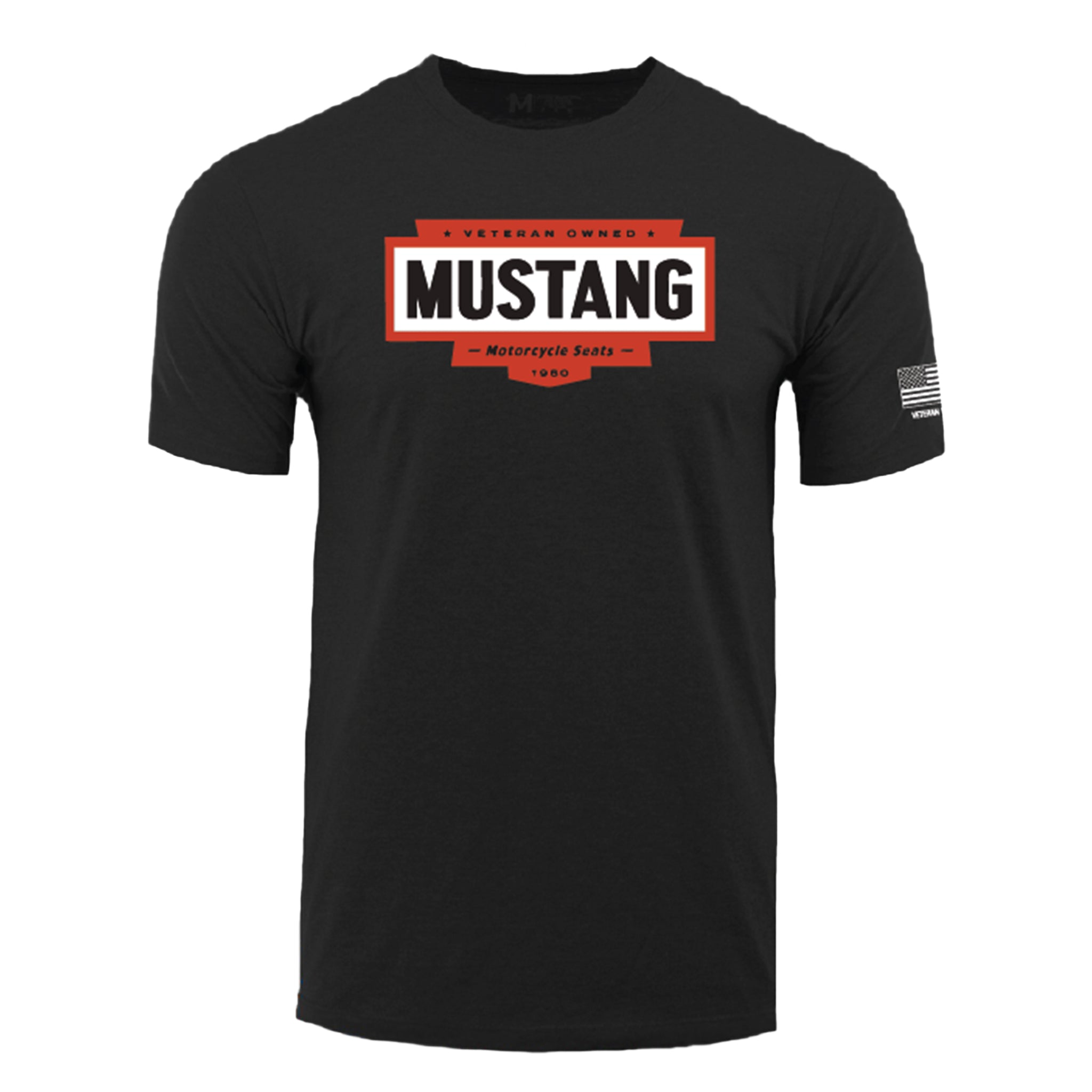 Black Mustang Logo T-Shirt