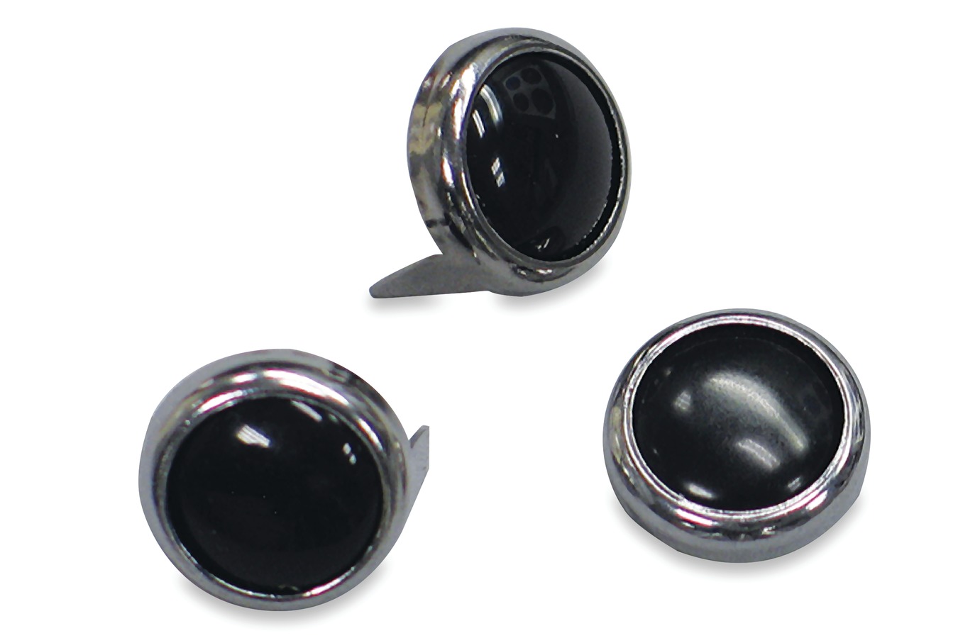 Black Stud, 12.5mm (.5") Diameter, Bag of 10 Studs