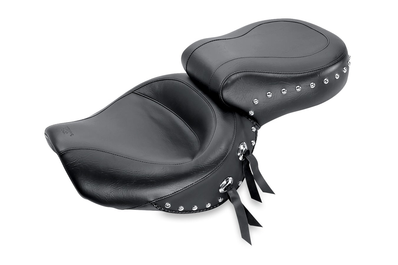 Wide Touring One-Piece, 2-Up Motorcycle Seat for Harley-Davidson Dyna 2006-2017