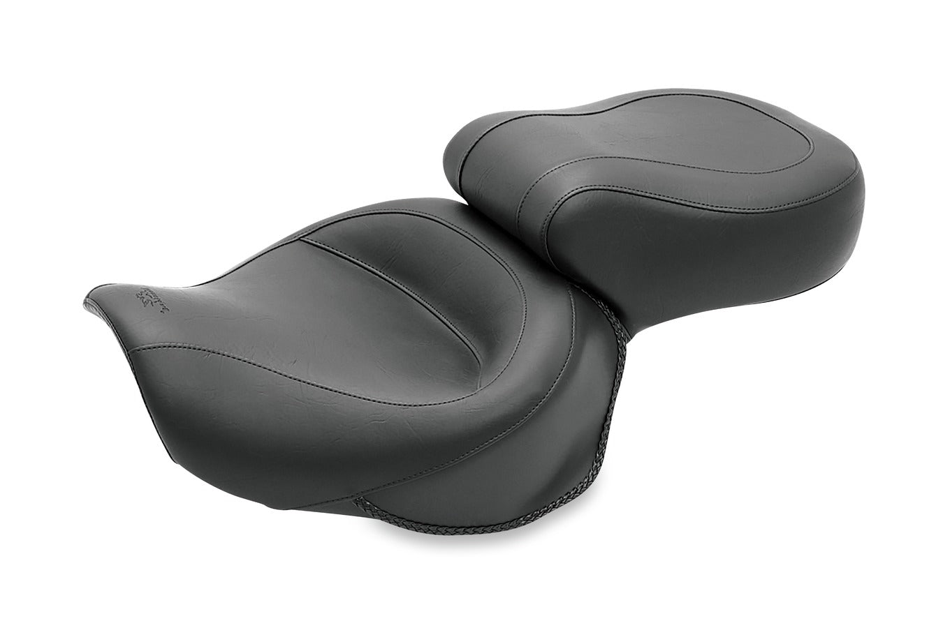 Wide Touring One-Piece, 2-Up Motorcycle Seat for Harley-Davidson Dyna 2006-2017