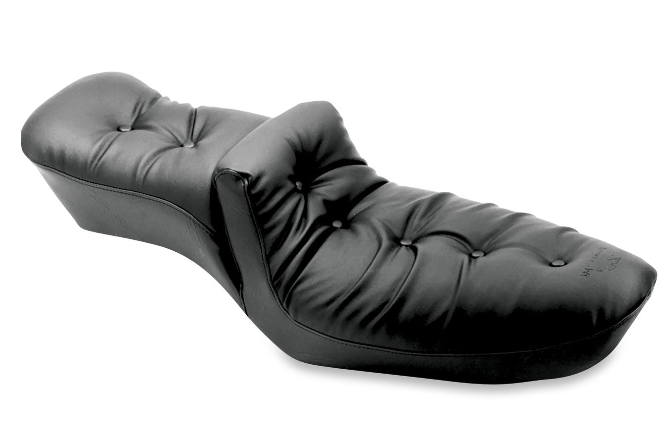 Duke One-Piece, 2-Up Motorcycle Seat for Harley-Davidson Sportster 1982-1995