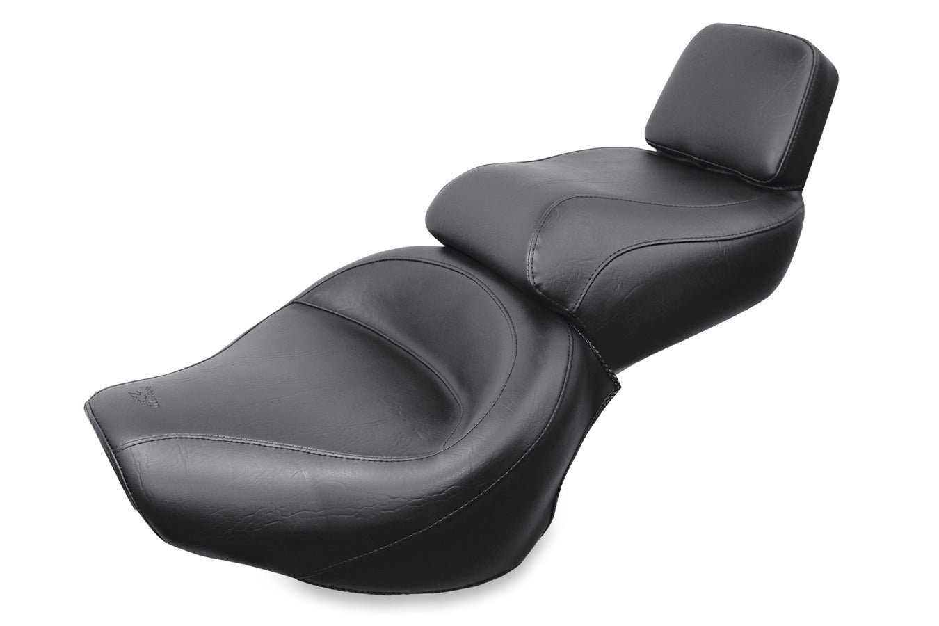 Wide Touring One-Piece, 2-Up Motorcycle Seat for Yamaha Virago 700 1984-1987, Virago 750 1988-1997, Virago 1000 1984-1985, Virago 1100 1986-1999