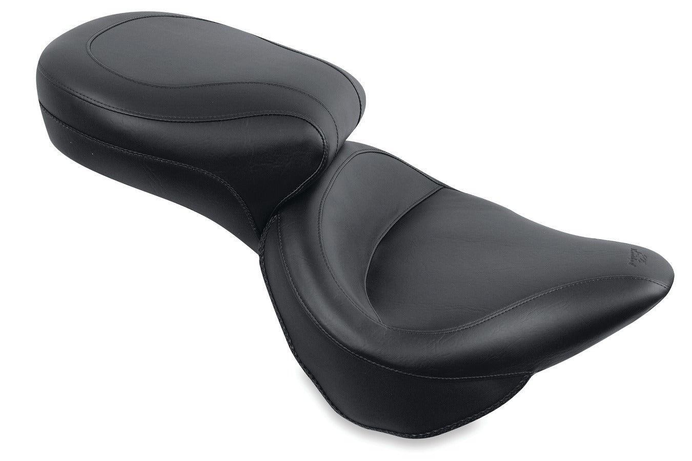 Wide Touring One-Piece, 2-Up Motorcycle Seat for Harley-Davidson Heritage Softail 2006, Fat Boy & Heritage Classic 2000-2006, Night Train, Softail Standard, & Springer 2000-2005