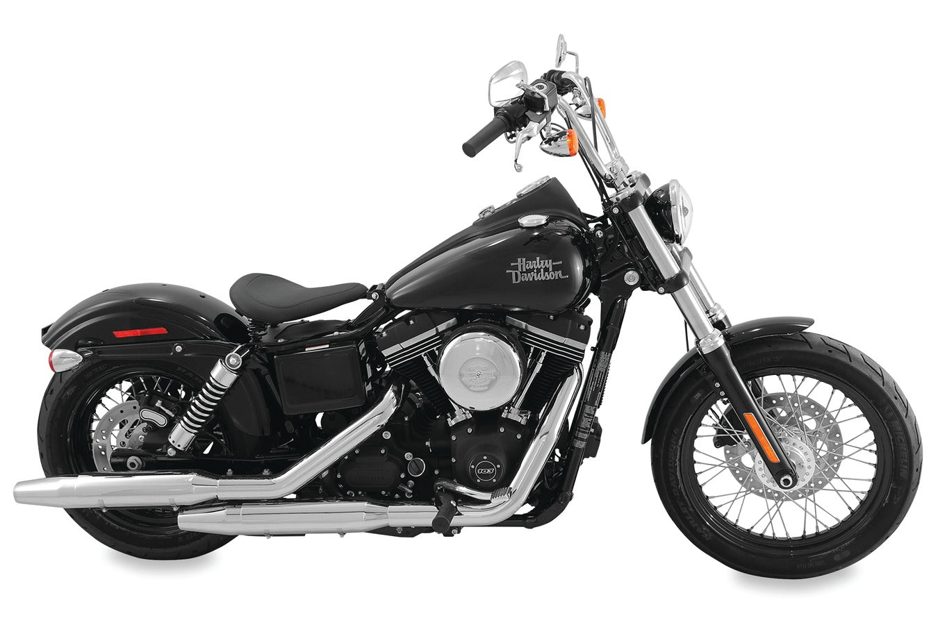 Spring Solo Motorcycle Seat for Harley-Davidson Dyna 2006-2017