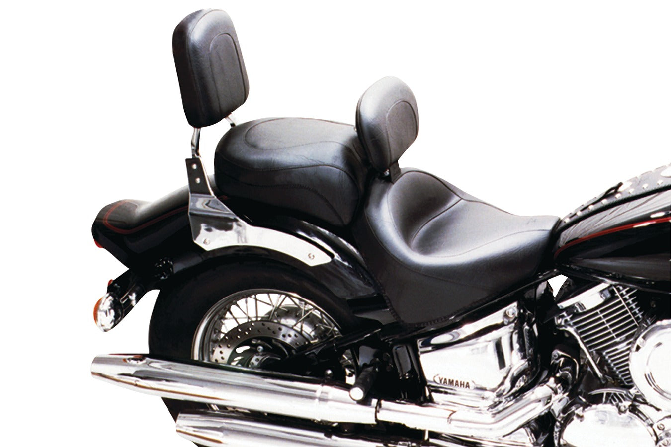 Wide Touring Motorcycle Seat for Yamaha V-Star 1100 Custom 1999-2009