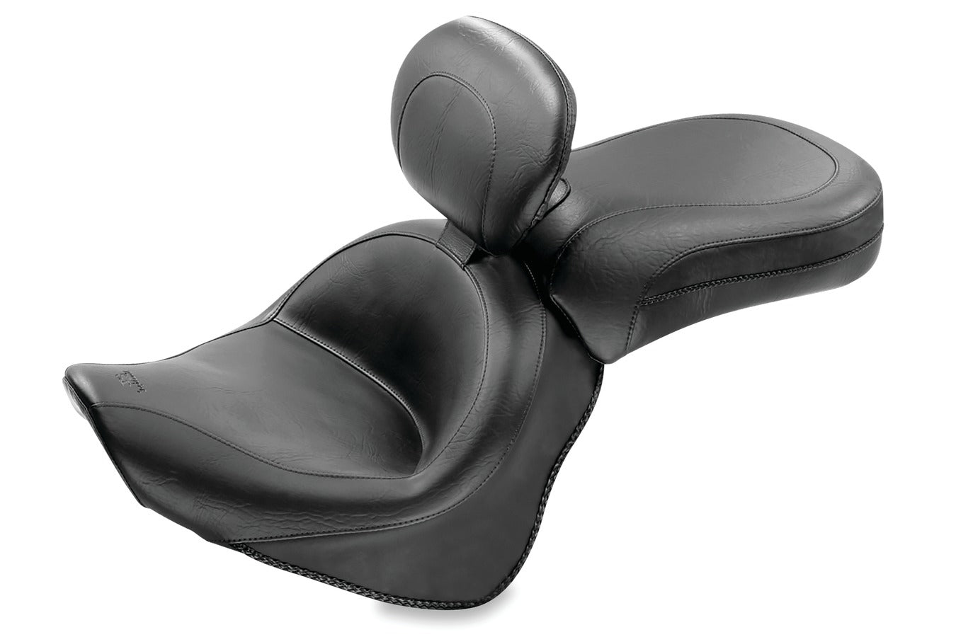 Wide Touring Motorcycle Seat for Yamaha V-Star 650 Classic 1998-2010 & V-Star 650 Silverado 2002-2010