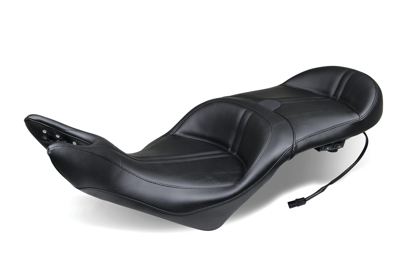 Standard Touring One-Piece, 2-Up Motorcycle Seat with Heat for Victory Vision 2008-2017