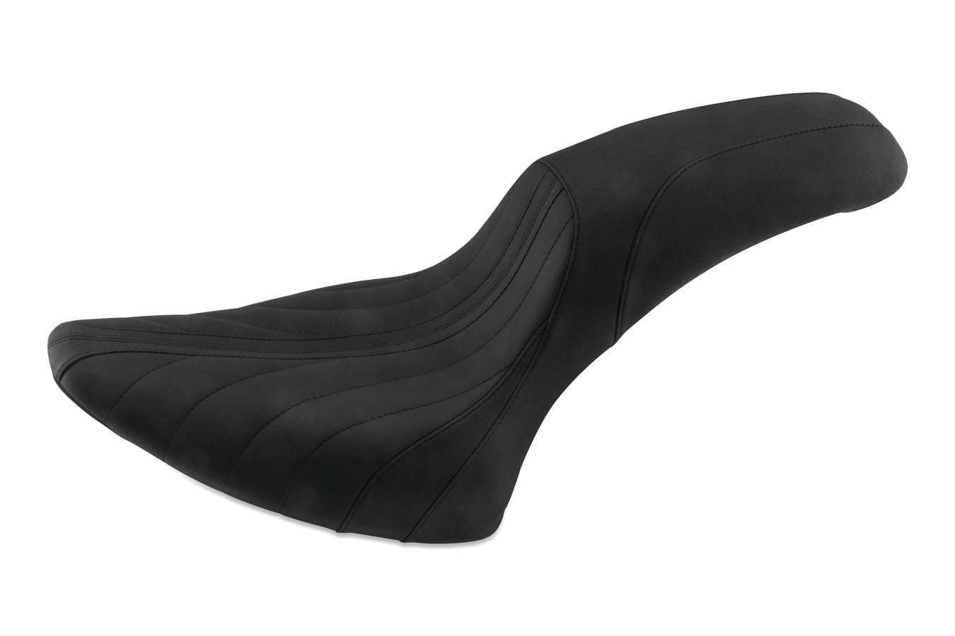 Revere Journey Gravity One-Piece, 2-Up Motorcycle Seat for Harley-Davidson Standard Rear Tire Softail 2000-2017