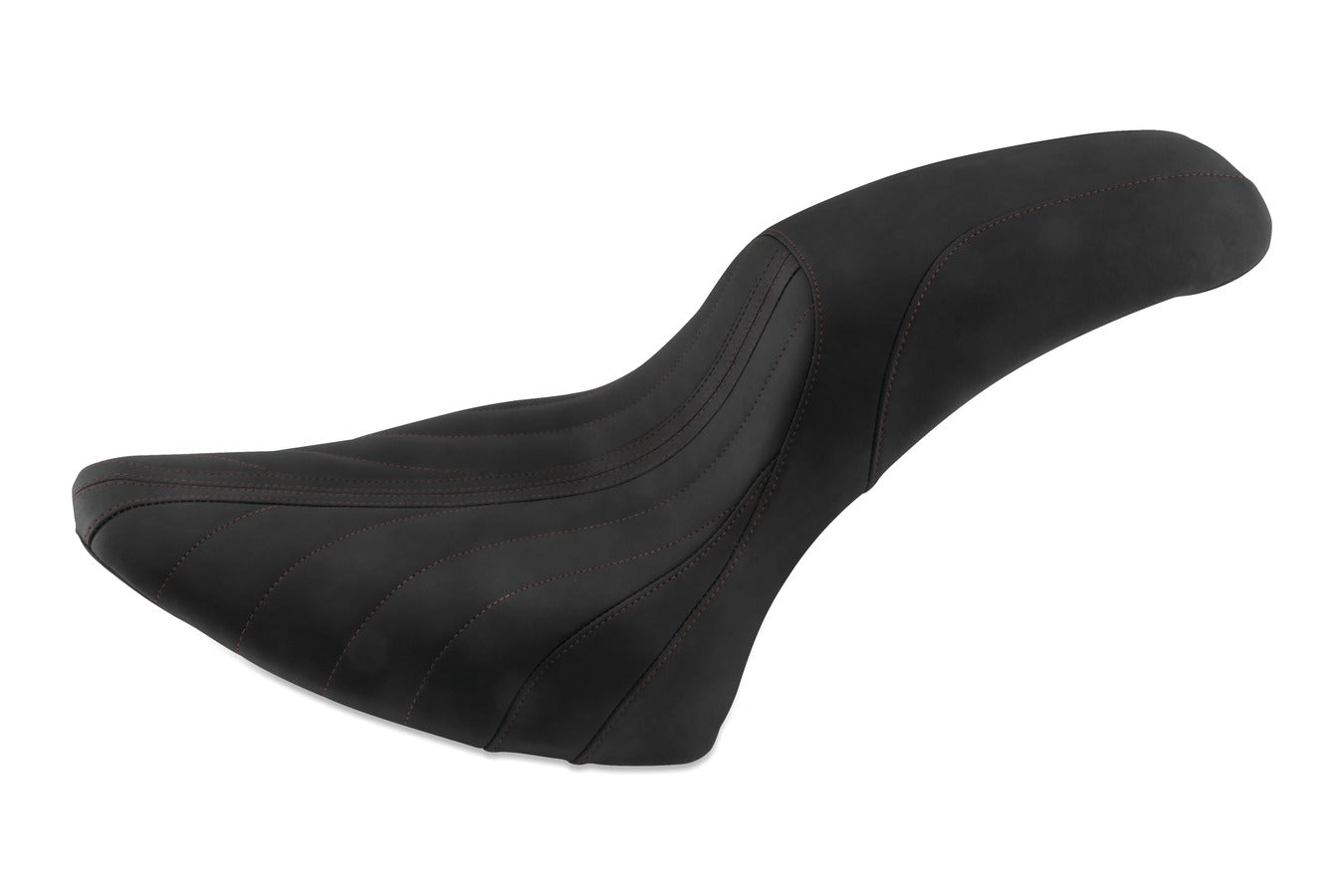 Revere Journey Gravity One-Piece, 2-Up Motorcycle Seat for Harley-Davidson Standard Rear Tire Softail 2000-2017