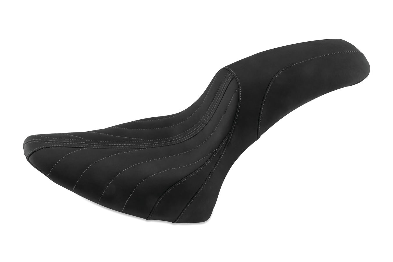 Revere Journey Gravity One-Piece, 2-Up Motorcycle Seat for Harley-Davidson Standard Rear Tire Softail 2000-2017