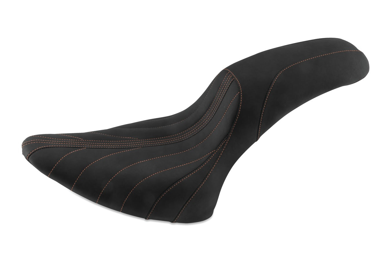 Revere Journey Gravity One-Piece, 2-Up Motorcycle Seat for Harley-Davidson Standard Rear Tire Softail 2000-2017