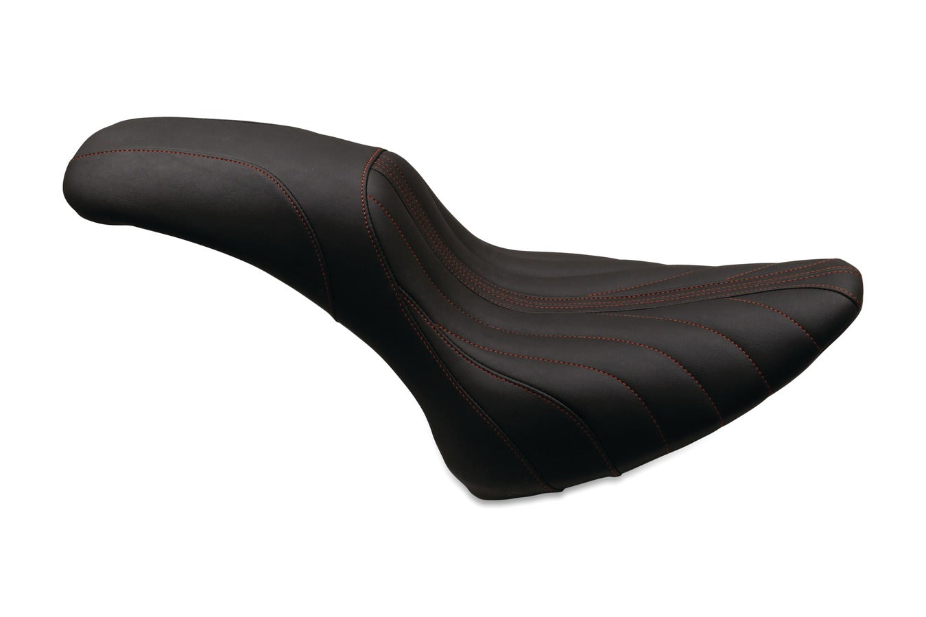 Revere Journey Gravity One-Piece, 2-Up Motorcycle Seat for Harley-Davidson Standard Rear Tire Softail 2000-2017