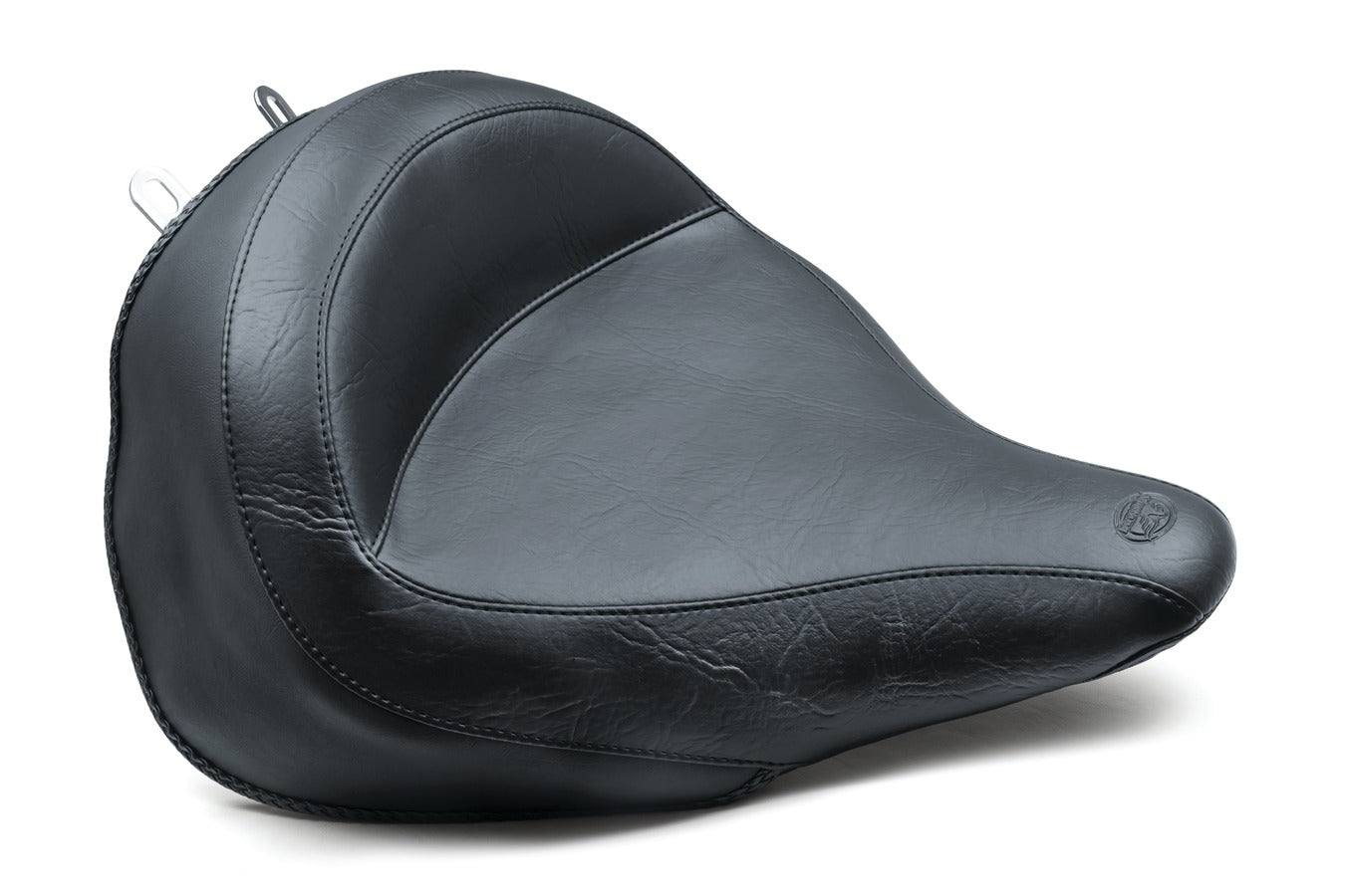 Wide Touring Solo Motorcycle Seat for Harley-Davidson Heritage Classic & Deluxe 2016-2017 (without standard rack)