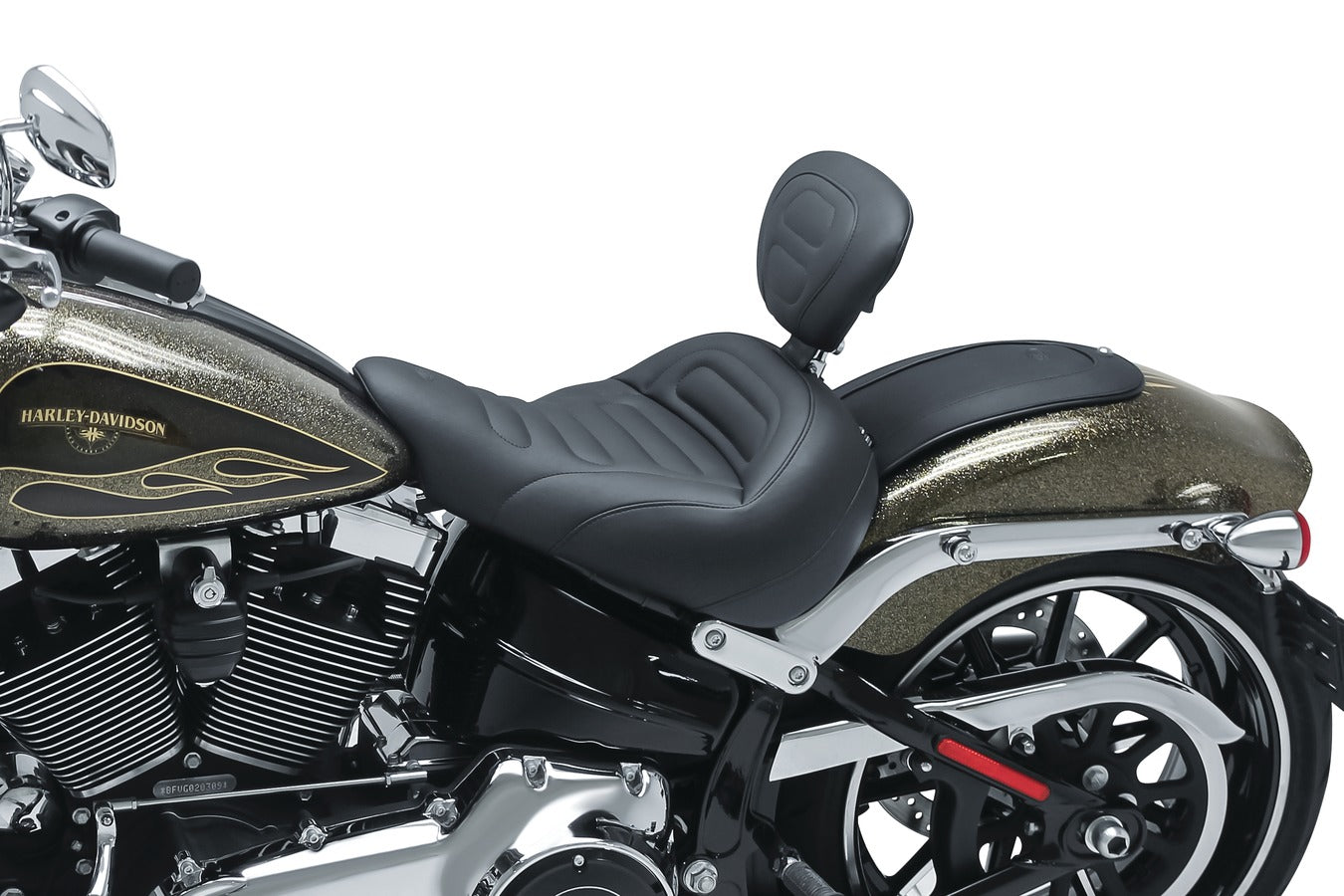 Standard Touring Solo Motorcycle Seat for Harley-Davidson Softail Breakout 2013-2017