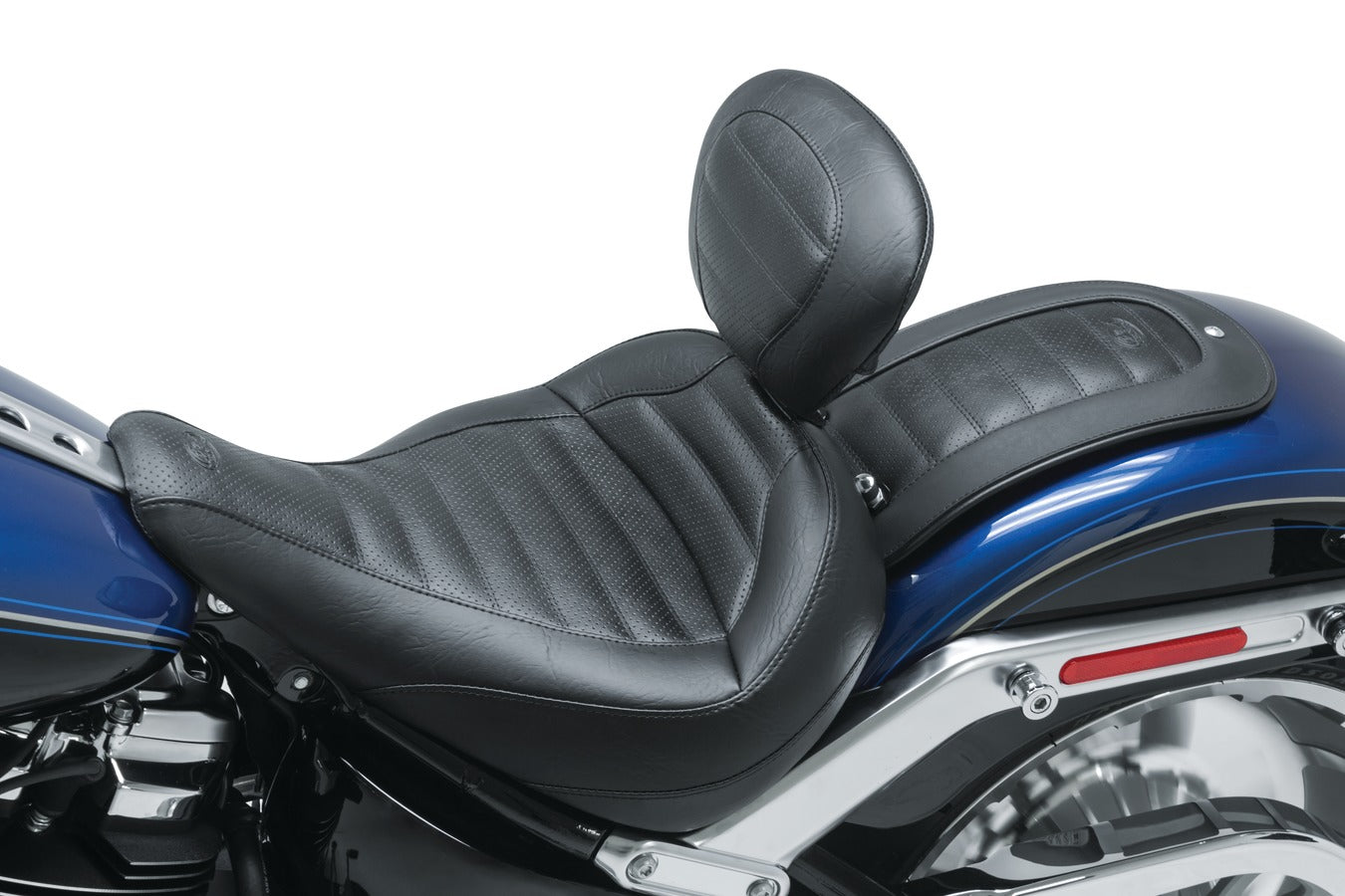 Standard Touring Solo Motorcycle Seat for Harley-Davidson Fat Boy 2018-2024
