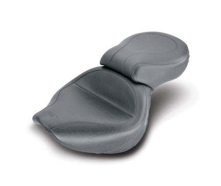 Wide Touring One-Piece, 2-Up Motorcycle Seat for Honda VT750DC Spirit 2001-2008