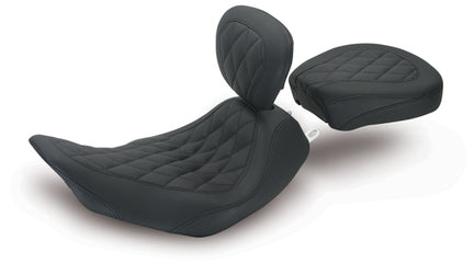 Wide Tripper™ Solo Motorcycle Seat for Harley-Davidson FL Touring 1997-2007