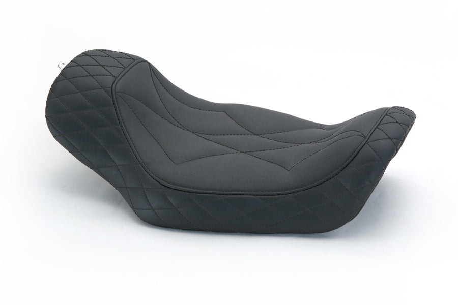 Revere Journey Diamond Solo Motorcycle Seat for Harley-Davidson Dyna 2006-2017