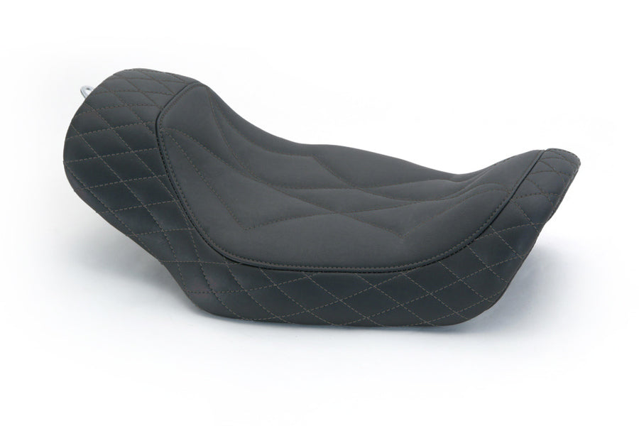 Revere Journey Diamond Solo Motorcycle Seat for Harley-Davidson Dyna 2006-2017