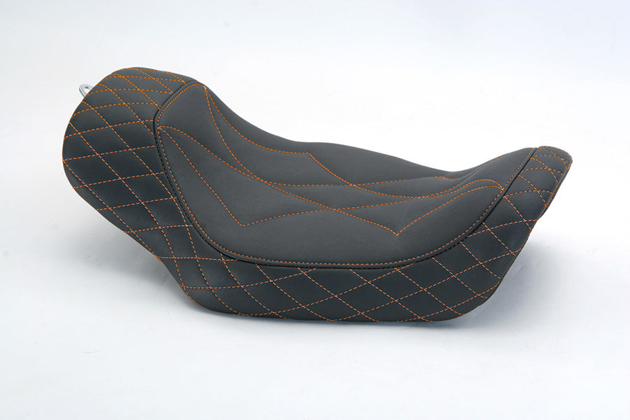 Revere Journey Diamond Solo Motorcycle Seat for Harley-Davidson Dyna 2006-2017