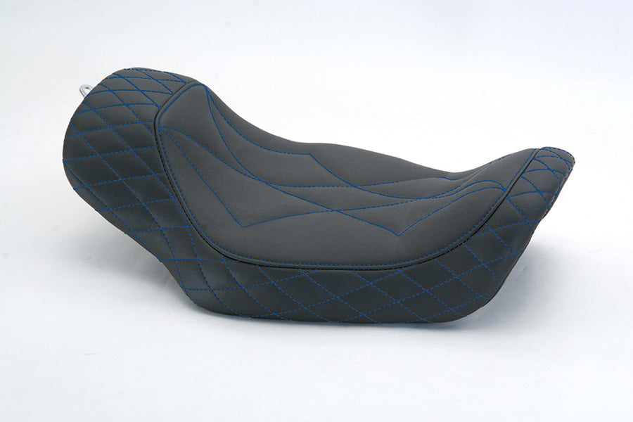 Revere Journey Diamond Solo Motorcycle Seat for Harley-Davidson Dyna 2006-2017