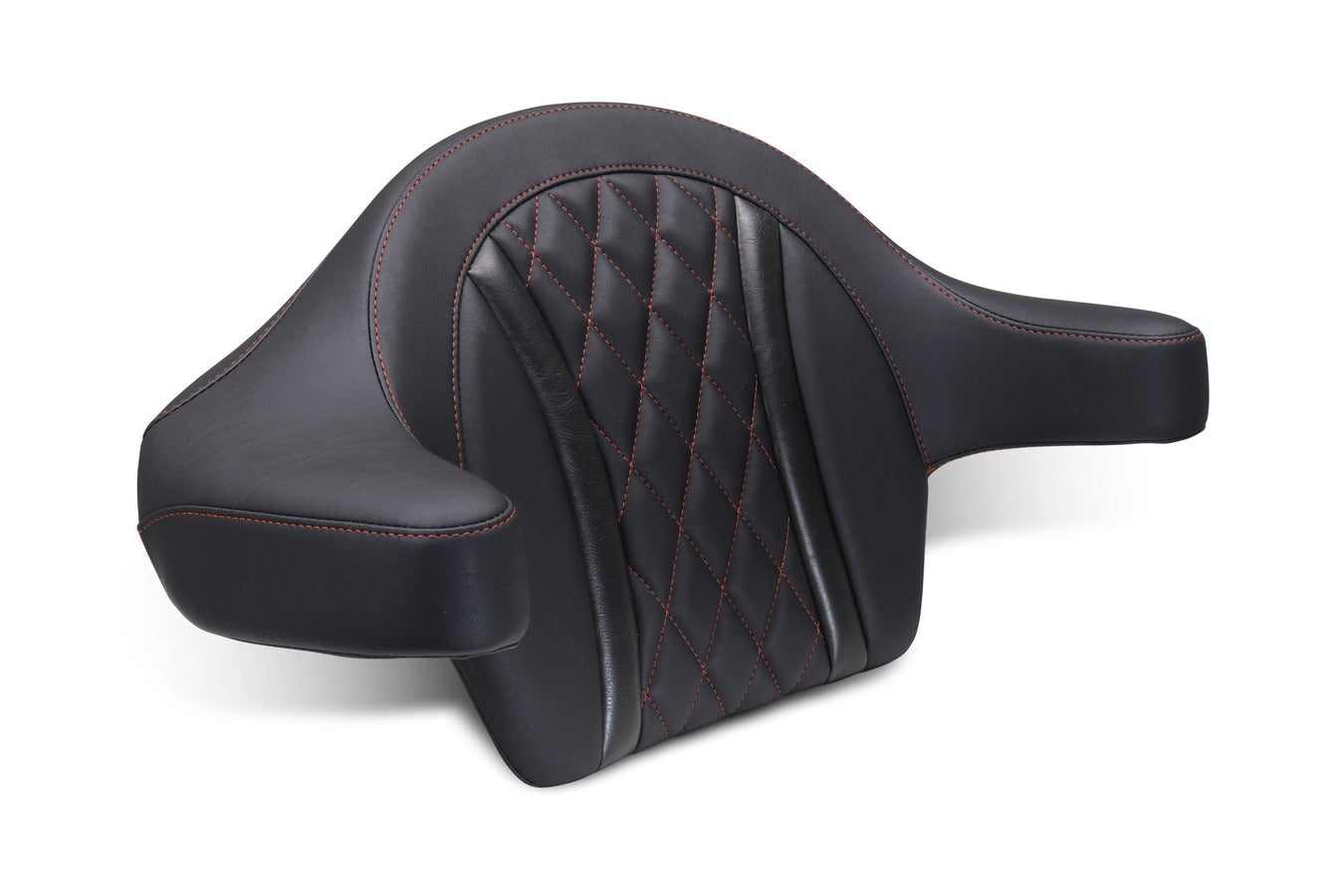 Deluxe Diamond Extended Arm Wrap-Around Backrest for Harley Davidson™ 2023-2025 CVO Road Glide (ST) and Street Glide 2024-2025 Road Glide and Street Glide
