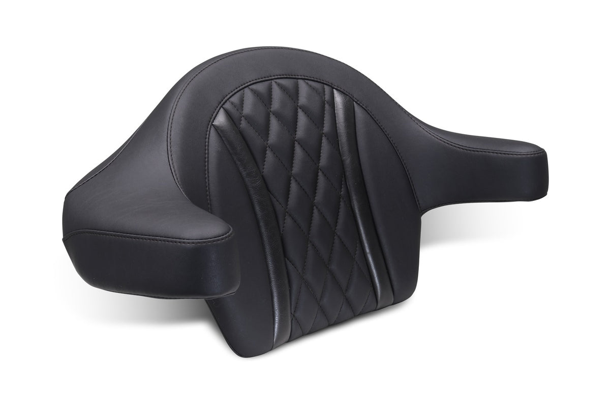 Deluxe Diamond Extended Arm Wrap-Around Backrest for Harley Davidson™