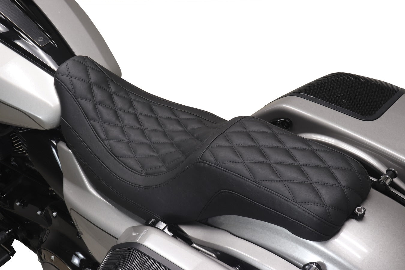 Double Diamond Low Squareback for Harley Davidson™ 2023-2025 CVO Road Glide (ST)/Street Glide & 2024-2025 Road Glide and Street Glide