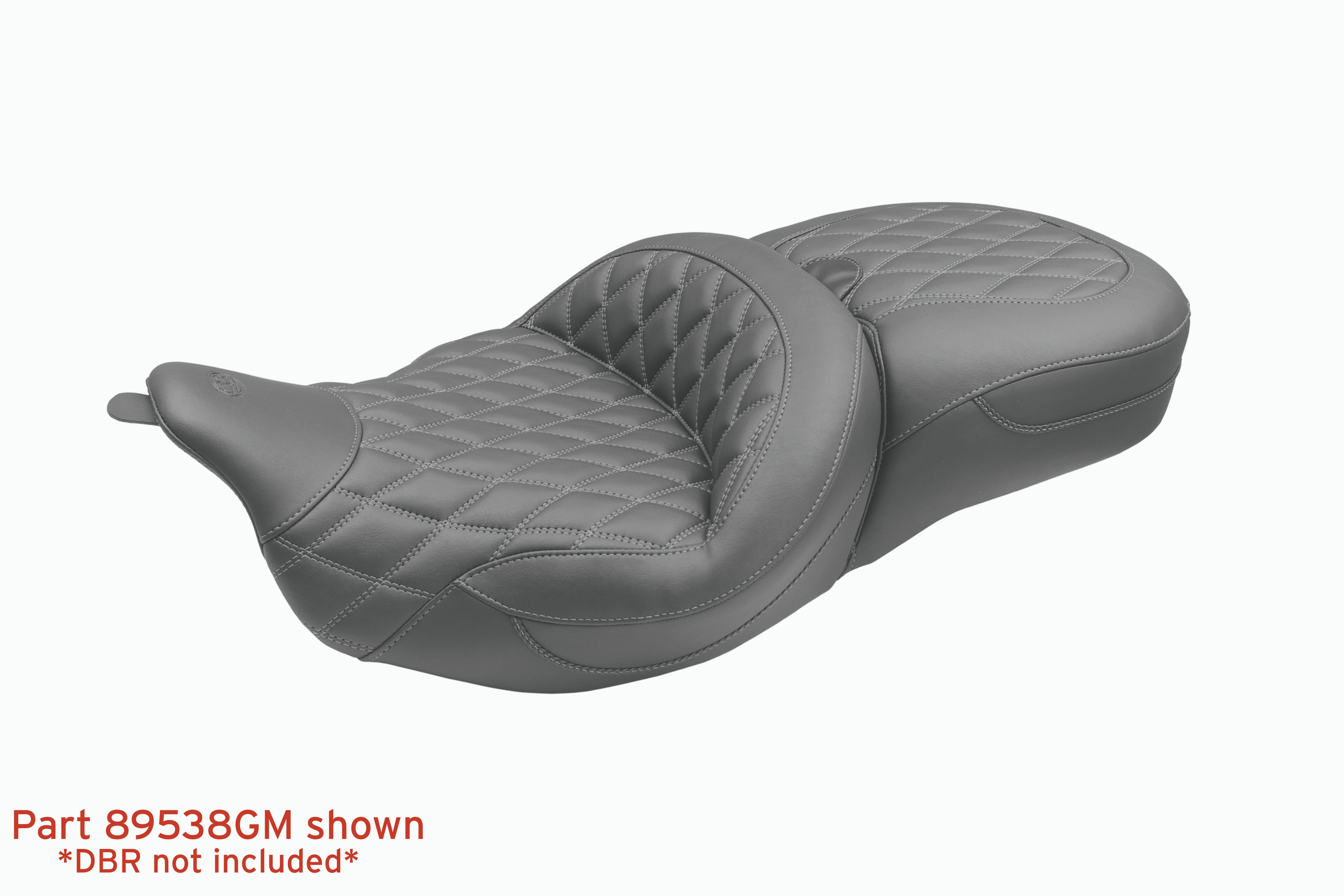 Double Diamond Super Touring Motorcycle Seat for Harley-Davidson FL Touring 2008–2023* 2024 Road King Special, Road Glide, Limited Ultra, Limited Tri Glide Ultra