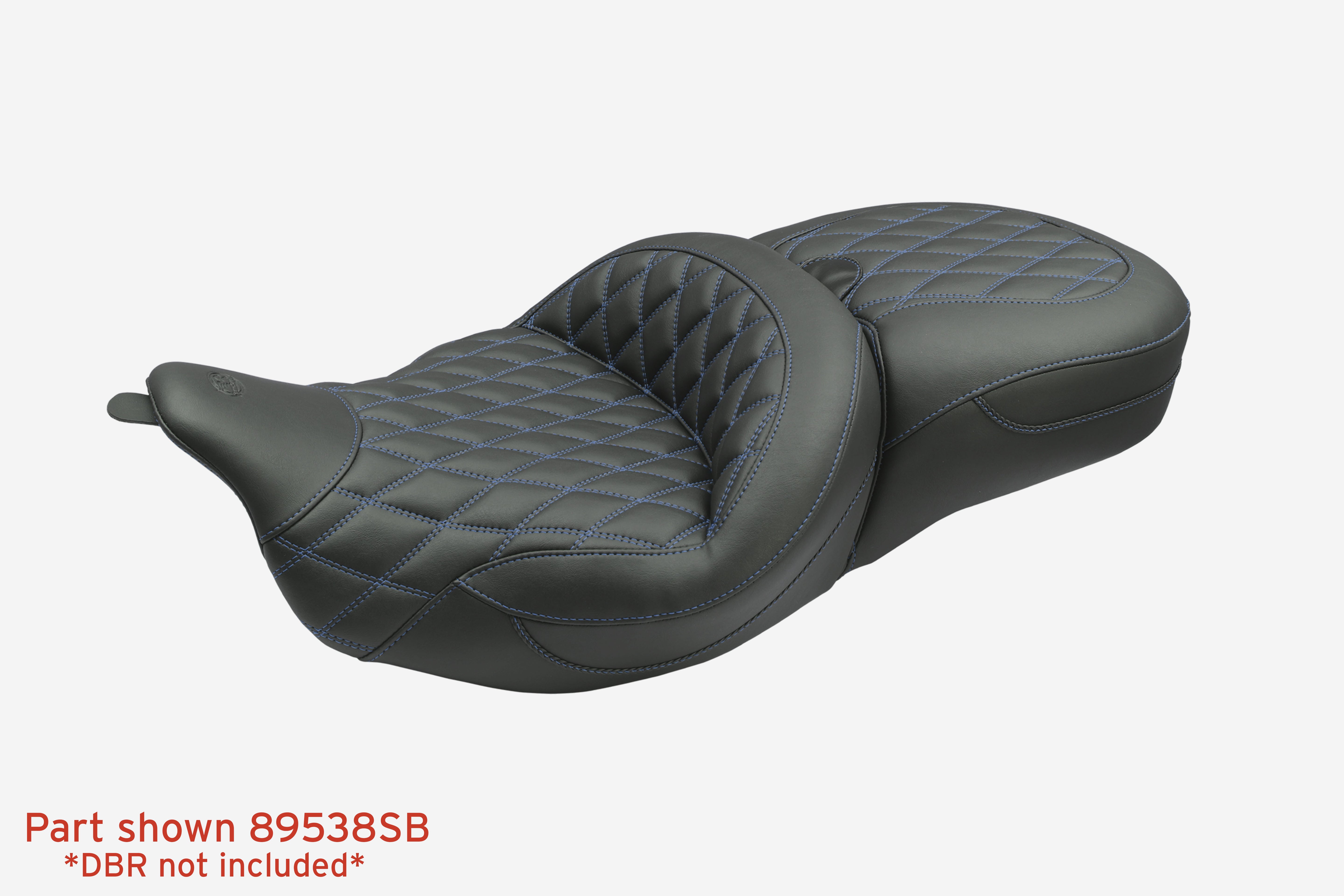 Double Diamond Super Touring Motorcycle Seat for Harley-Davidson FL Touring 2008–2023* 2024 Road King Special, Road Glide, Limited Ultra, Limited Tri Glide Ultra