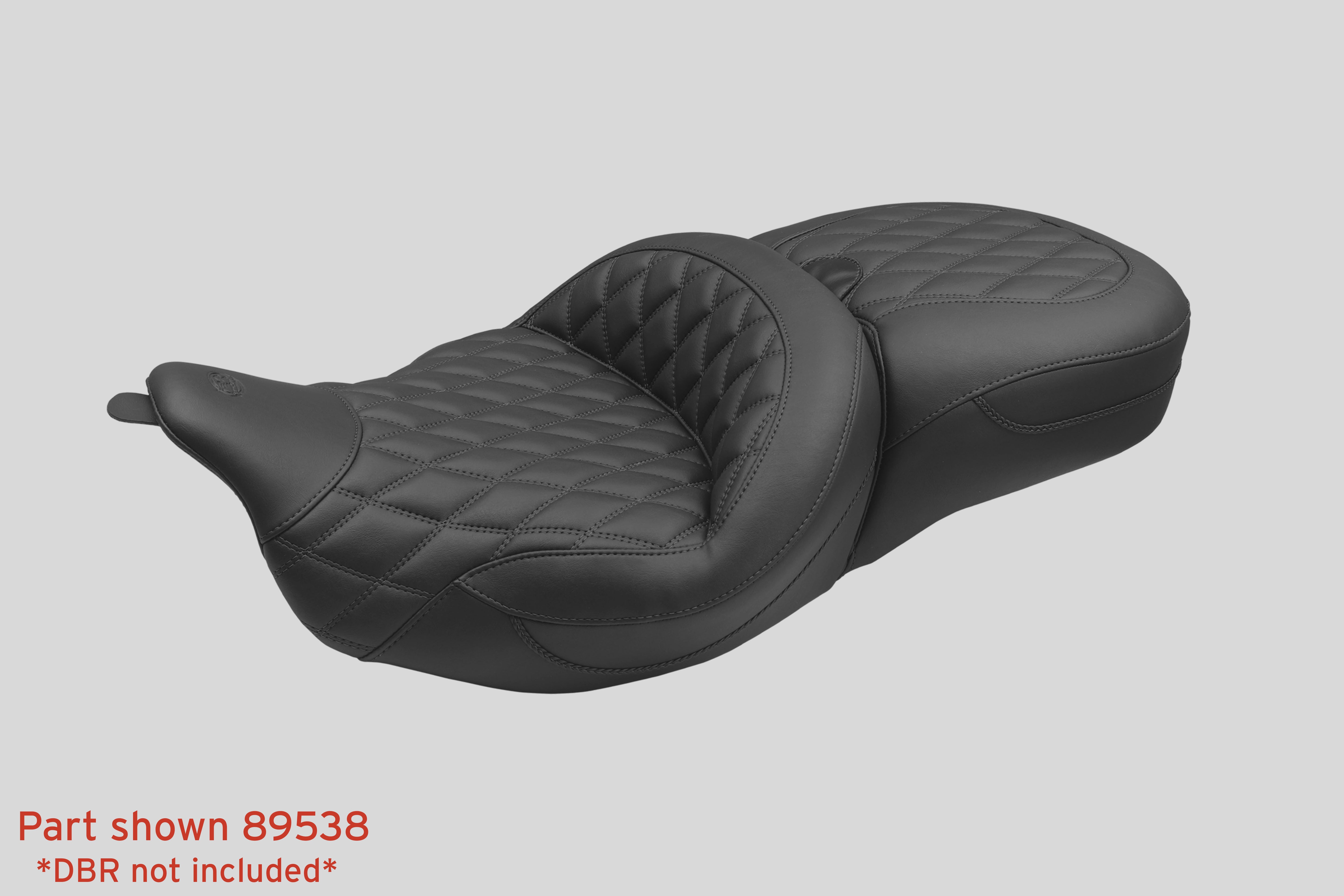 Double Diamond Super Touring Motorcycle Seat for Harley-Davidson FL Touring 2008–2023* 2024 Road King Special, Road Glide, Limited Ultra, Limited Tri Glide Ultra